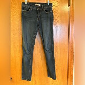 Free People Dark Blue Skinny Jeans